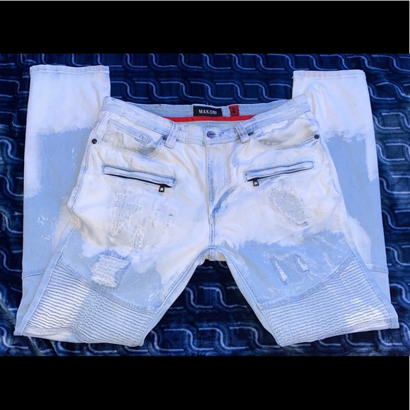 MAKOBI PRADO Biker Jeans - Picture 3 of 7